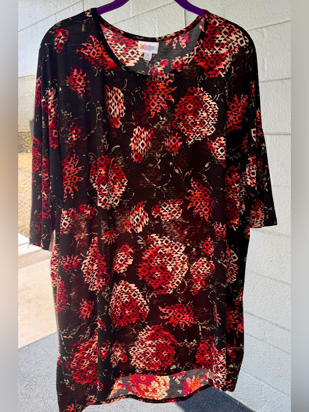 LuLaRoe Geometric Design “Irma” Top (Retired Style)